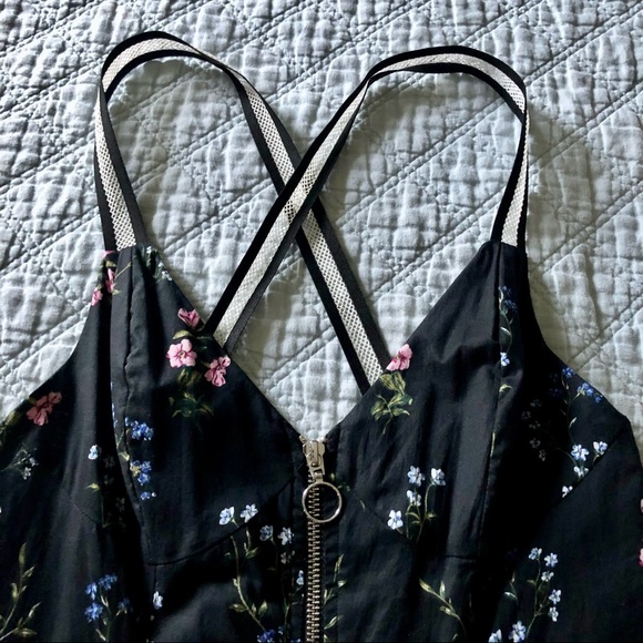 For Love and Lemons Floral Zip Dress - Picture 8 of 9